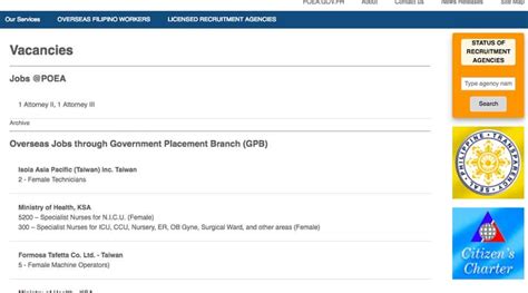 workabroad.gov.ph site www.poea.gov.ph|6 Overseas Job Search Websites (Safe and POEA.